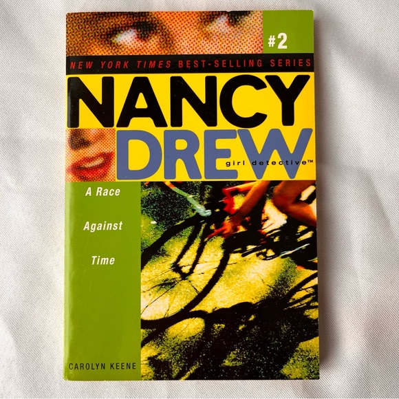 A Race Against Time ~ Nancy Drew Girl Detective Series Book 2, By Carolyn Keene - Picture 1 of 9